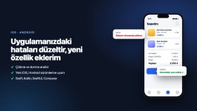 iOS ve Android uygulamanızdaki hataları düzeltirim