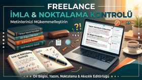 metinlerinizin imla ve dil bilgisi düzenlemesini yaparım