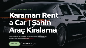 Rent A Car Web Site Çalışması
