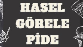 Hasel Görele Pide menü tasarımı