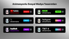 sosyal medya hesaplarınızın animasyonunu hazırlarım