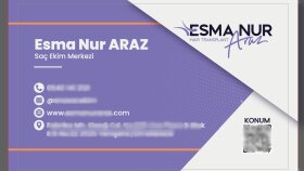 Saç Ekim Merkezi Kartvizit