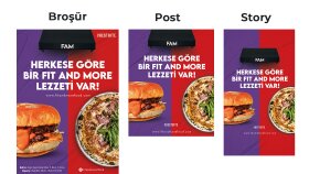 Broşür ve Sosyal medya  konsept tasarımlarım