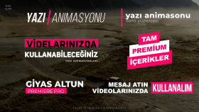 videolarınıza yazı animasyonları ekleyebilirim