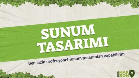 kurumsal ve bireysel etkileyici sunumlar hazırlarım