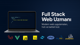 Laravel ve Vue.js ile web uygulamaları geliştiririm