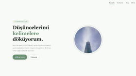 Modern Minimalist Kişisel Blog