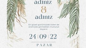 davetiye tasarımı yaparım