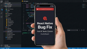 React Native uygulamanızdaki hataları düzeltirim