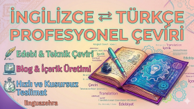 eksiksiz ve kusursuz çeviriler yaparım