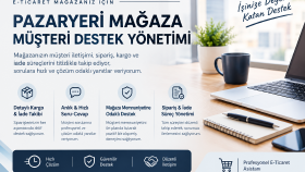 pazaryeri mağazanız için müşteri hizmetleri desteği sunarım