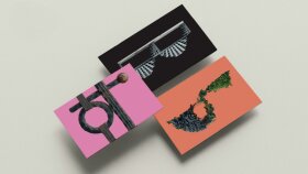 Tek Harf Kartpostal Tasarımı