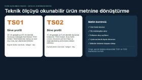 Ürün Açıklamaları — Teknik Veriden Satış Metnine