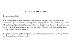 Hayvana şiddet!