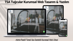 Admin Panelli Temel Seo Destekli Kurumsal Web Sitesi