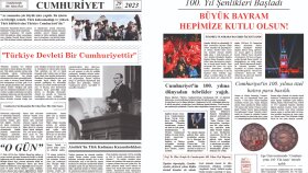 Cumhuriyetin 100. Yılı - Gazete Tasarımı