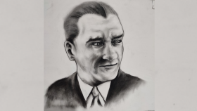 Ulu Önder Mustafa Kemal Atatürk'ün Portresi