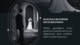 Unutulmaz Anlara Şık Davetiyeler