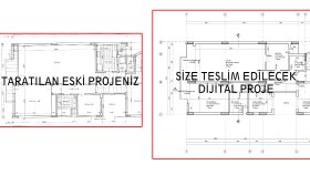 eski mimari projelerinizi/eskizlerinizi dijitalleştiriyorum