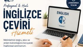 İngilizce çeviri yaparım