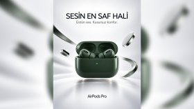 airpods temalı sosyal medya tasarımı
