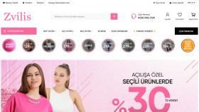 Zvilis E-Ticaret Sitesi Tasarımı