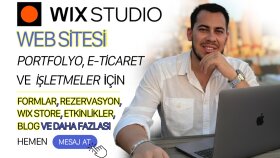 profesyonel, mobil uyumlu Wix Studio web sitesi tasarlıyorum