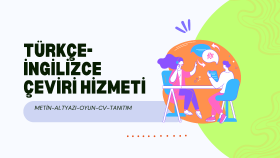 sizin için İngilizce çeviri yapabilirim
