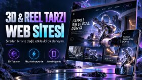 3d reel tarz web sitesi yapabilirim