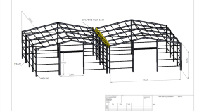 Çelik konstrüksiyon fabrika tasarımı