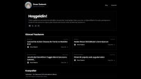 Modern ve Mobil Uyumlu Kişisel / Kurumsal Web Sitesi