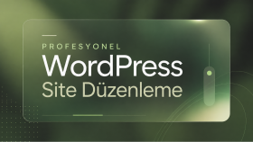  profesyonel wordpress site düzenlemesi yapıyorum