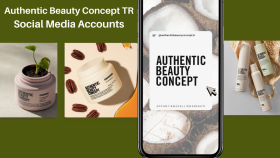 Authentic Beauty Concept  - Social Media Design & Management