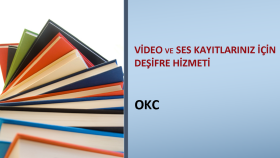 video ve ses kayıtlarınızı kısa zamanda yazıya dökebilirim