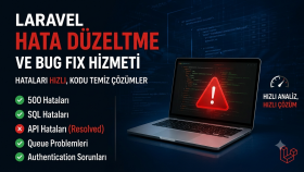 Laravel hata düzeltme ve bug fix hizmeti veriyorum