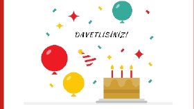 DOĞUM GÜNÜ DAVETİYESİ