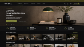 NOVIRA — Dark Mode Premium Home Experience