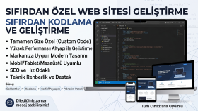 sıfırdan ihtiyacınıza özel web sitesi tasarlayabilirim