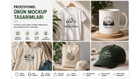 Profesyonel Ürün Mockup Tasarımları