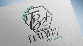 Temmuz Butik Logo Çalışması