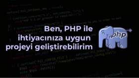 sizin için PHP yazılım işlerinizle ilgilenebilirim