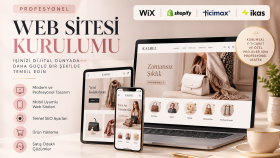 profesyonel ve modern web siteleri tasarlayıp kurarım