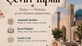 Özbekçe metinlerinizi çevirebilirim