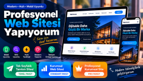 modern ve SEO uyumlu web siteleri geliştiririm