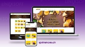 Sprintmore.ch için Online Yemek ve Market Sipariş Sistemi Geliştirdim