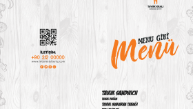 TAVUK KRALI - KONSEPT MENU TASARIMI