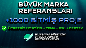 büyük markalar ile çalıştım ve etkileyici projeler yapıyorum