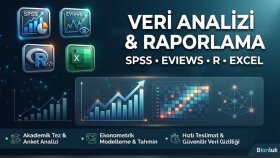 akademik ve kurumsal projeleriniz için veri analizi yaparım