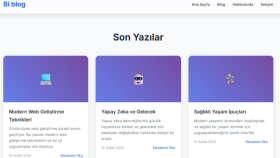 blog sayfası