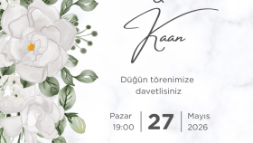 özel günleriniz için davetiye tasarlayabilirim